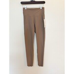 Athleta Pacesetter 7/8 Tight Legging Tall Small Taupe Leggings